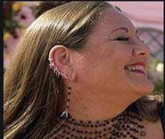 The actress has 12 piercing in her right ear which she had done to beat the record of someone who had 11.